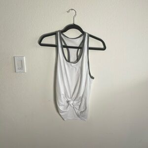 Great quality White and gray workout tank top